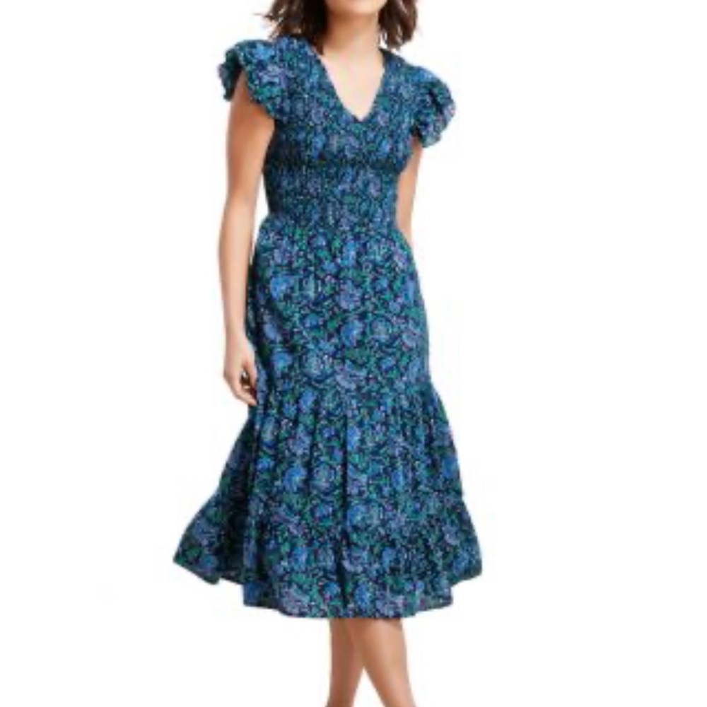 Vineyard Vines Floral Smocked Dress